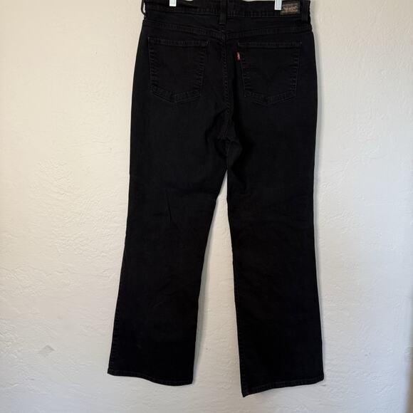 Vintage Levis 512 Jeans Women’s Sz 14 Black Bootcut Perfectly Slimming Y2K Denim - Picture 2 of 8